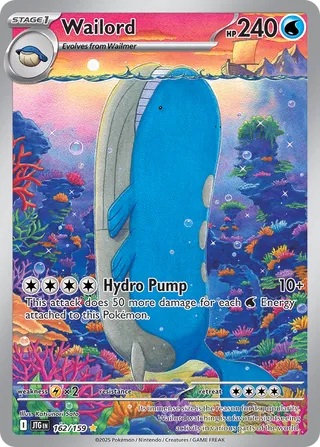 Wailord (Journey Together 162/159)